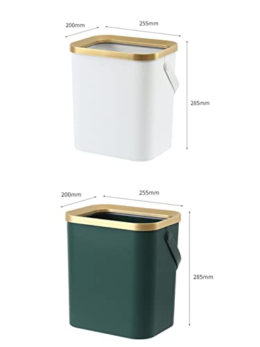N / A Zlatna kanta za smeće za kuhinjsko kupatilo Četveronožna Plastična uska kanta za smeće