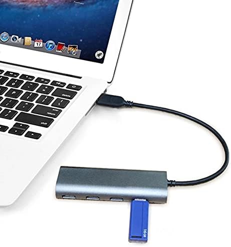 WYFDP 4-Port USB 3.0 Aluminium Alloy Hub multifunkcionalni brzi Adapter za Laptop