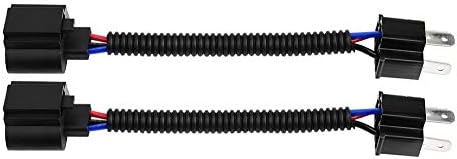Aramox auto adapteri za pigtail, 2pcs H4 muški do H13 Ženski konektor Auto pigtail žice ožičenje kabelskih adaptera