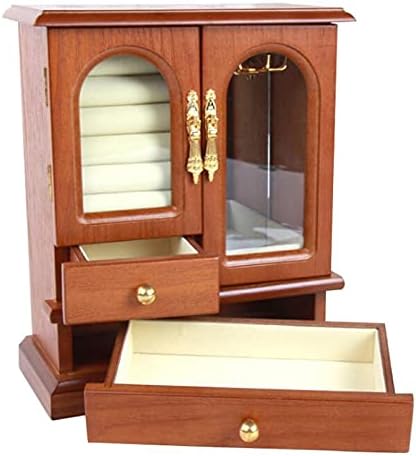 ZZYINH AN207 višeslojna velika drvena kutija za nakit kutija za nakit naušnice prstenaste kutije