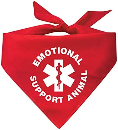 Emocionalna podrška životinjski trokut pas bandana za pse