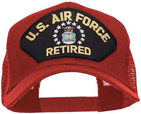 E4Hats.com američka zrakoplovna snaga u penziji Vojni zakrpani mrežni poklopac