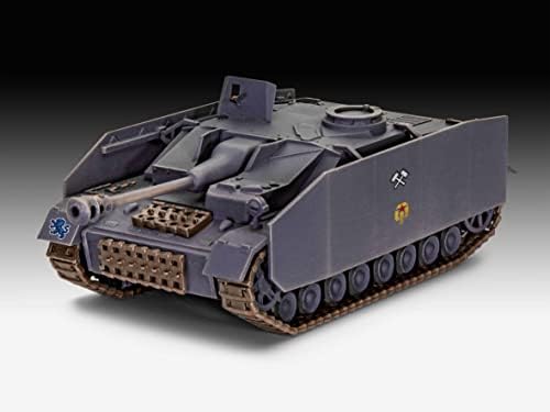 Revell 03502 Sturmgeschütz IV World of Tanks 1: 72 komplet plastičnih modela, Nelakiran