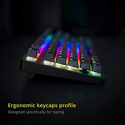 DREVO Tyrfing V2 prilagodljiv RGB kompaktni 87 tasteri mehanička tastatura za igre USB žičana bez ključa