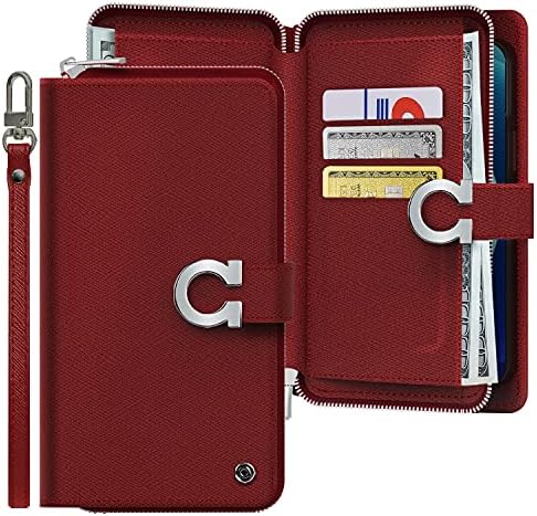 JUST4YOU iPhone 13 Mini torbica za novčanik sa remenom držač kartice Premium PU Koža Flip Cover