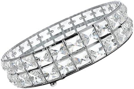 Cabilock 2pcs Grickalice Ogledalo Kozmetika Zaslon Silver Crystal Trinket Sundries Ring CASERSER