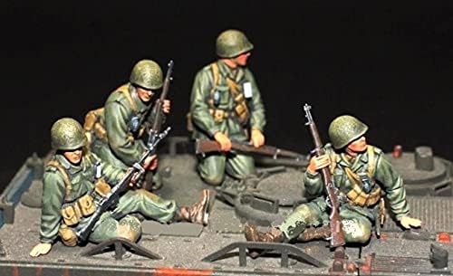 Goodmoel 1/35 Drugog svjetskog rata komplet modela vojnika sa smolom američkog Tenkovskog korpusa