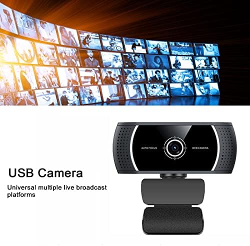 Ashata USB kamera, 720p USB računarska web kamera sa mikrofonom visoke rezolucije Mnoge funkcije fleksibilne