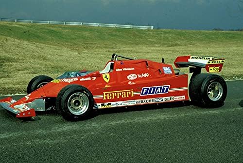 Tameo TMK 409 metalni komplet 1: 43 skala - Ferrari F1 126cx - Long Beach GP 1981-Gilles Villeneuve