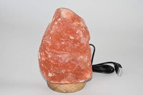 Himalayan sol rock lampica sa USB utikačem - 2-3LB - Zen Decor