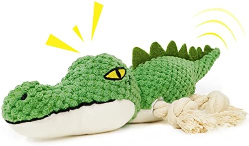 Pazov poklon igračke za pse cool krokodil plišani škripav papir napravljen zvučni pask za palčene