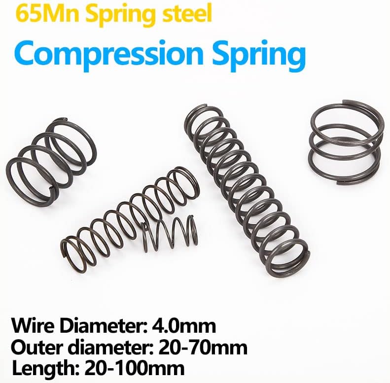 Kompresija apsorpcija udara Kompresija pripravnosti Cilindričnog spiralnog zavojnice Spring 45 mn čelični žig promjera 4mm, Veličina: 22mm)