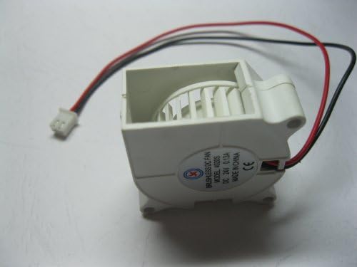 1 kom DC ventilator 24V 4020 2-pinski bijeli 40x20mm ventilator za DC hlađenje bez četkica