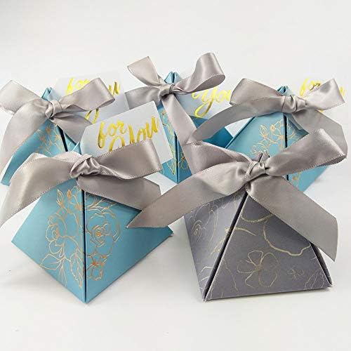 Triangle Wedding Party Favor Candy Box čokoladna ambalaža kutije Baby Shower rođendanski papir