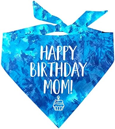 Sretan rođendan mama! Scrounch Tie Dye Triangle Dog Bandana