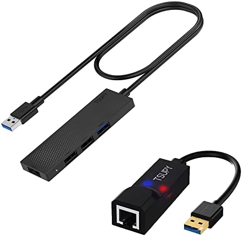 TSUPY USB 3.0 HUB 4-Port USB Hub sa 3.3 ft produženim kablom Ultra-Slim USB Splitter HUB,USB 3.0 mrežni