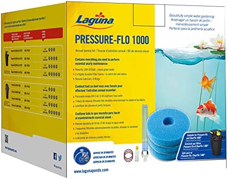 Laguna Pressure-Flo 1000 servisni komplet, komplet za održavanje filtera za ribnjak za proljeće, bijeli