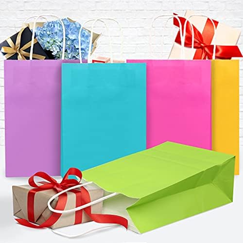 Romeda 16 komada poklon torbe, 6x3.1x8.2 Party Favority Torbe, sitne poklon torbe, poklon vrećice, kraft papir