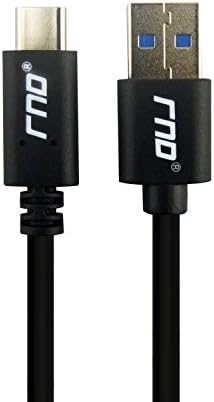 RNDS USB-C do USB-A Kratki brzi punjač 1,5ft kabel sa 56K OHM povlačenjem otpornika kompatibilan sa Google