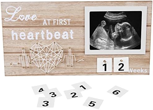 Eastvita okvir za slike drveni Kreativni ultrazvučni okvir za odbrojavanje fotografija za bebu majku
