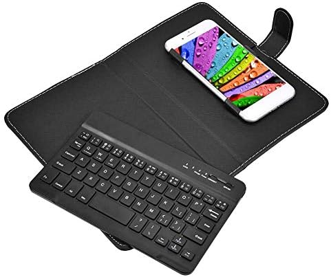 Bežična Bluetooth tastatura za telefon, mini prijenosna Bluetooth tastatura sa zaštitnom kućišta sklopiva