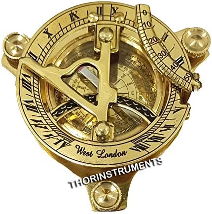 Starinski stil vintage mesingane sunčane kompase Pomorski nautički suvični kompas Rustic Vintage Home Decor pokloni