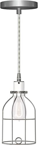 Buvljak Rx 5 inčni privjesak Canopy Kit w/Lamp Cord strain Relief 25 LB, stropno svjetlo ploča