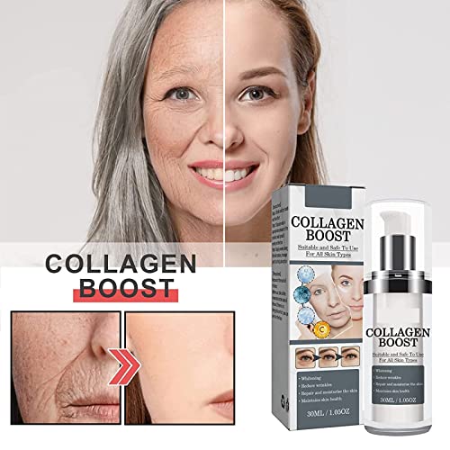 Jaysuing Collagen Boost protiv starenja učvršćujući kremu za oči, napredni kolagen pojačao serum protiv starenja, udruživanje učvršćivanja na leideli kolagen, verforni učvršćujuću kremu za oči