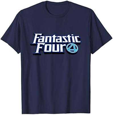 Marvel Fantastic Four 4 Logo T-Shirt T-Shirt