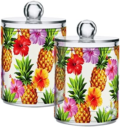 Havajski ananas cvijeće pamučni oblozi kupaonica posude za kupatilo sa poklopcima set pamučni kuglični