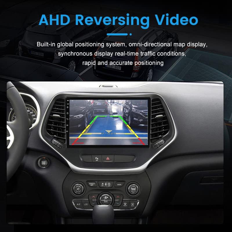 Auto radio stereo za Jeep Grand Cherokee 2014-2018, Biorunn Android 11 10.1 8core Car GPS navi bežični karplay Auto glavna jedinica IPS dodirni ekran FM am RDS DSP WiFi 4G LTE, 8GB RAM 128GB ROM