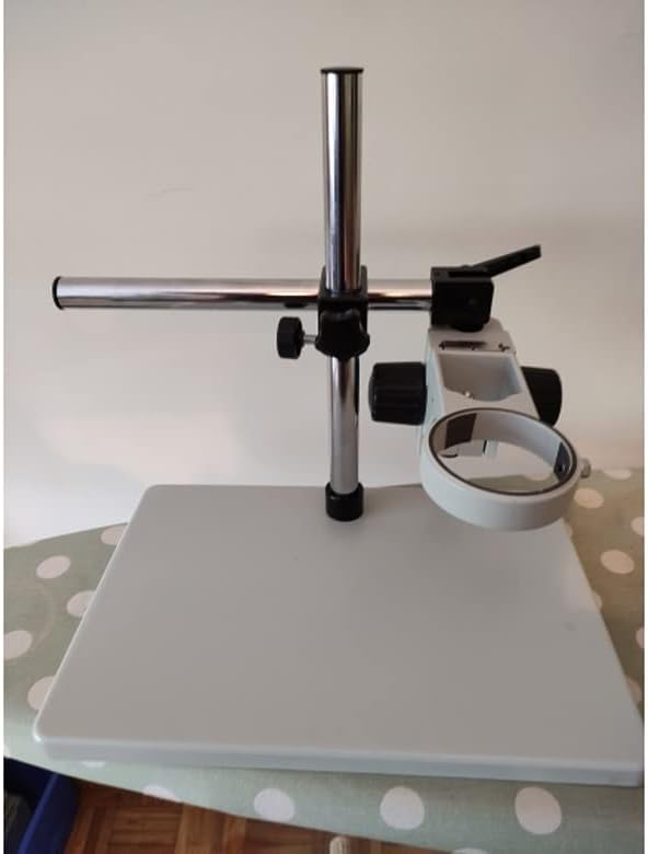 ZLXDP industrijski dvogled Trinokularni mikroskop držač držača držača 76mm univerzalni 360 rotirajući radni sto
