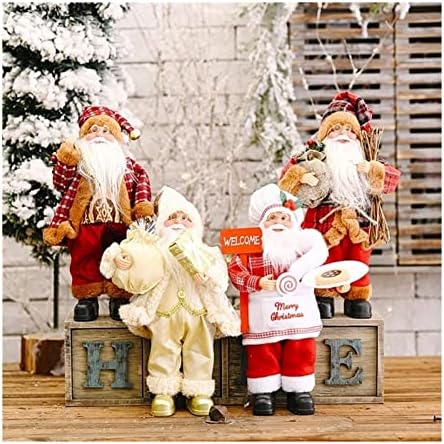 Pifude otac božićni božićni santa claus lutka veseli božićni ukrasi za kućni kristrski ukrasi