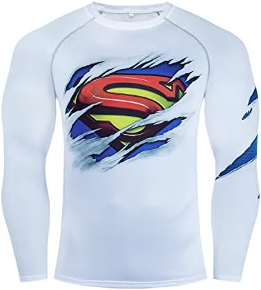 Anlixin Super Heroj Model Dugih Rukava Kompresijska Košulja