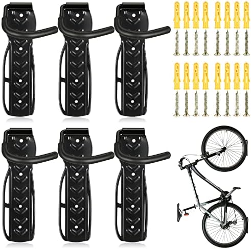 Konohan 6 paket stalak za bicikle za garažu zidni nosač vješalica za bicikle Storage System vertikalna