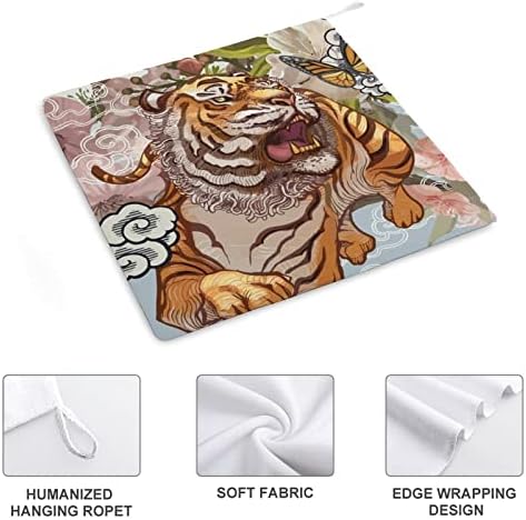 Lurnise ručni ručnik tigar leptir cveća ručnika ručnika za ručnik za ručnik za ručnik za kupatilo Kuhinjski