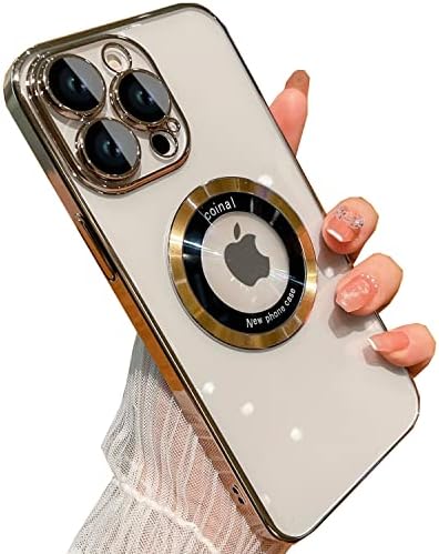 Loobival za iPhone 14 Pro max futrola, magnetska kompatibilna sa MAGSAFE, staklenom zaštitom kamere objektiva,