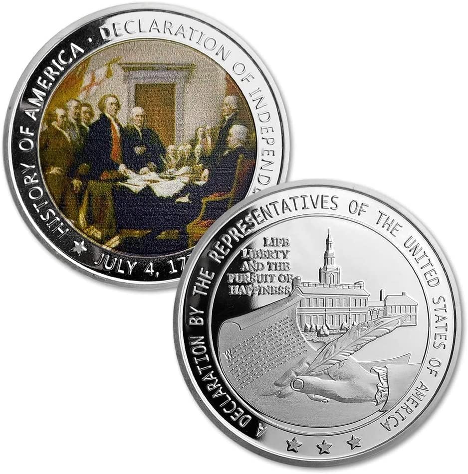 Američki vojni izazovni novčić Predsjednički prigodni novčić Deklaracije o nezavisnosti 1776