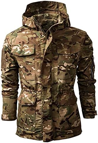ADSDQ Zimske jakne za muškarce, zimski hladni kaput muški dugi rukav izlaskom odlične prevelike jakne