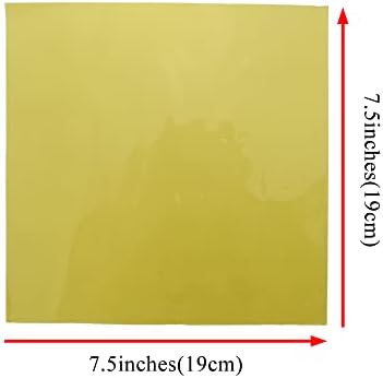 HAHIYO Clear višebojni 7, 5x7, 5Inches 80kom Celofanski omotač Gel lagani Filter plastični Lim prozirni Celofanski