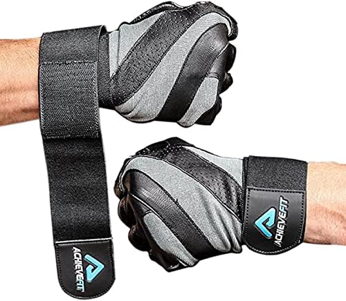 ACHIEVE fit rukavice za dizanje tegova-kožna palma za muškarce koji razumiju fitnes i žene čvrst
