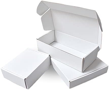 SKIEHAN Square Shipping Box dvostrane bijele valovite kartonske kutije kutija za pakovanje poštanska