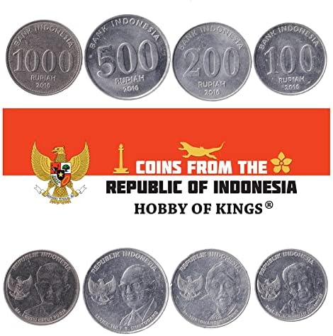 7 kovanica iz Indonezije | kolekcija indonezijskih novčića 5 10 25 50 100 500 1000 rupija | u opticaju 1974-2003