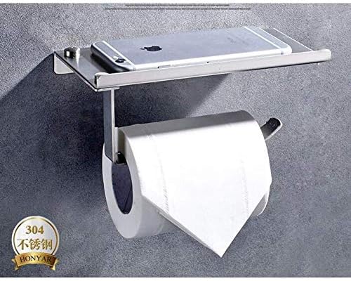 JF-Xuan Wall-montirani držač za nošenje od nehrđajućeg kupaoca WC držač papira sa kutijom za