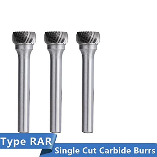 Metalne rotacione turpije 6mm drška Volfram karbid Burr Bit prečnik 2,6-6,3 mm abrazivni alati