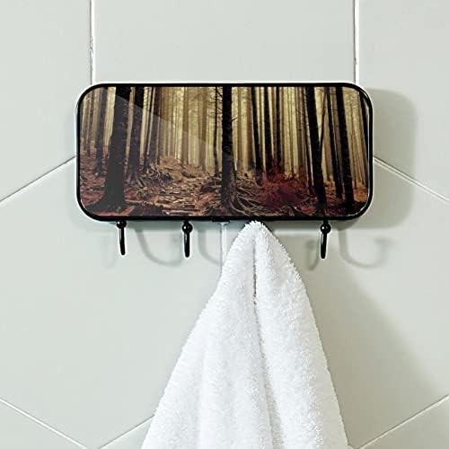 Držač ručnika Zidni nosač ručnika kupatilo dekor ogrtač ogrtač odjeća maglovito stacionar avanturistički vegetacija