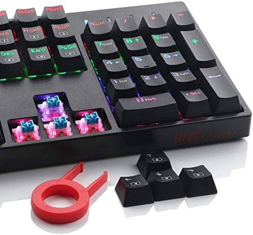 ruifengda ik619 mehanički Gaming tastatura sa 108 ključ RGB pozadinskim osvjetljenjem& plava prebacuje