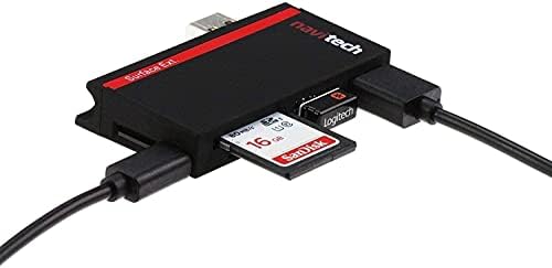 Navitech 2 u 1 laptop/Tablet USB 3.0/2.0 Hub Adapter/Micro USB ulaz sa SD/Micro SD čitačem kartica kompatibilnim sa Lenovo V15 Gen 2