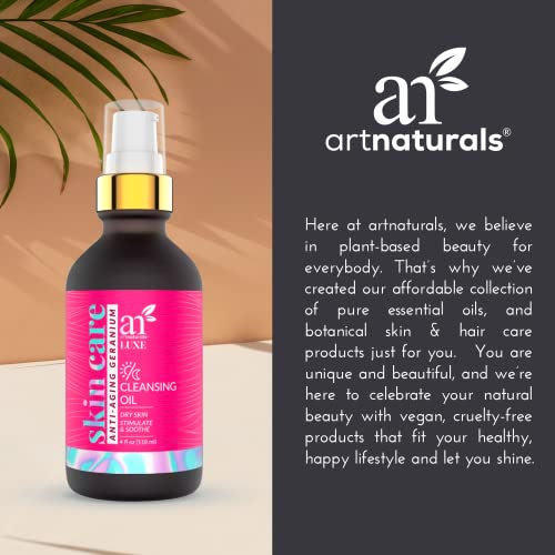 Artnaturals LUXE ulje za čišćenje - - anti Aging Pore Minimizer za akne lica - geranijum, avokado,