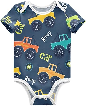 Emelivor Baby Boy Girl BodySuits kratki rukav Unisex Newborn Outfit Odjeća za odjeću za bodicu za
